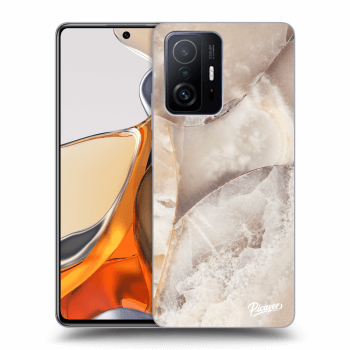 Szilikon tok erre a típusra Xiaomi 11T Pro - Cream marble