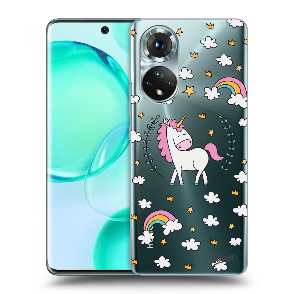 Picasee átlátszó szilikon tok az alábbi mobiltelefonokra Honor 50 5G - Unicorn star heaven