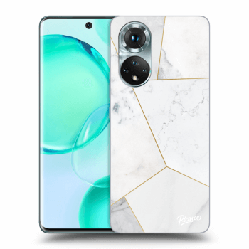 Szilikon tok erre a típusra Honor 50 5G - White tile