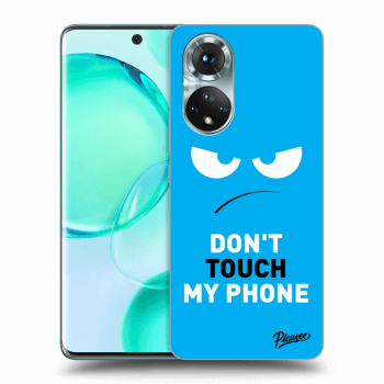 Picasee átlátszó szilikon tok az alábbi mobiltelefonokra Honor 50 5G - Angry Eyes - Blue