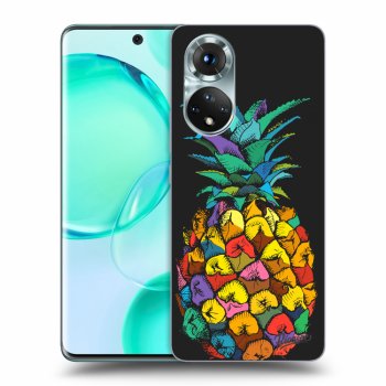 Picasee fekete szilikon tok az alábbi mobiltelefonokra Honor 50 5G - Pineapple