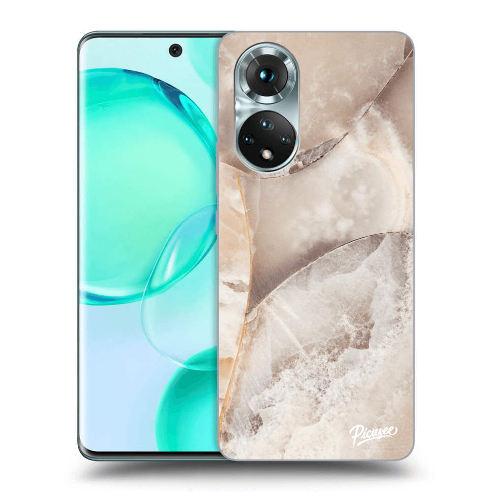 Picasee átlátszó szilikon tok az alábbi mobiltelefonokra Honor 50 5G - Cream marble
