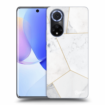 Szilikon tok erre a típusra Huawei Nova 9 - White tile