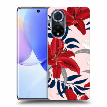 Szilikon tok erre a típusra Huawei Nova 9 - Red Lily