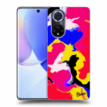 Picasee átlátszó szilikon tok az alábbi mobiltelefonokra Huawei Nova 9 - Watercolor