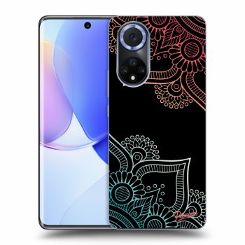 Szilikon tok erre a típusra Huawei Nova 9 - Flowers pattern