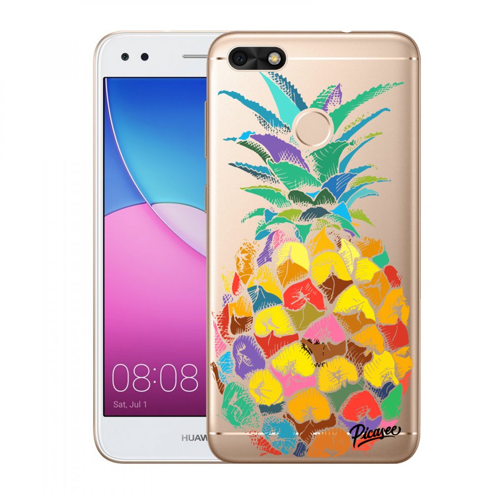 Picasee átlátszó szilikon tok az alábbi mobiltelefonokra Huawei P9 Lite Mini - Pineapple