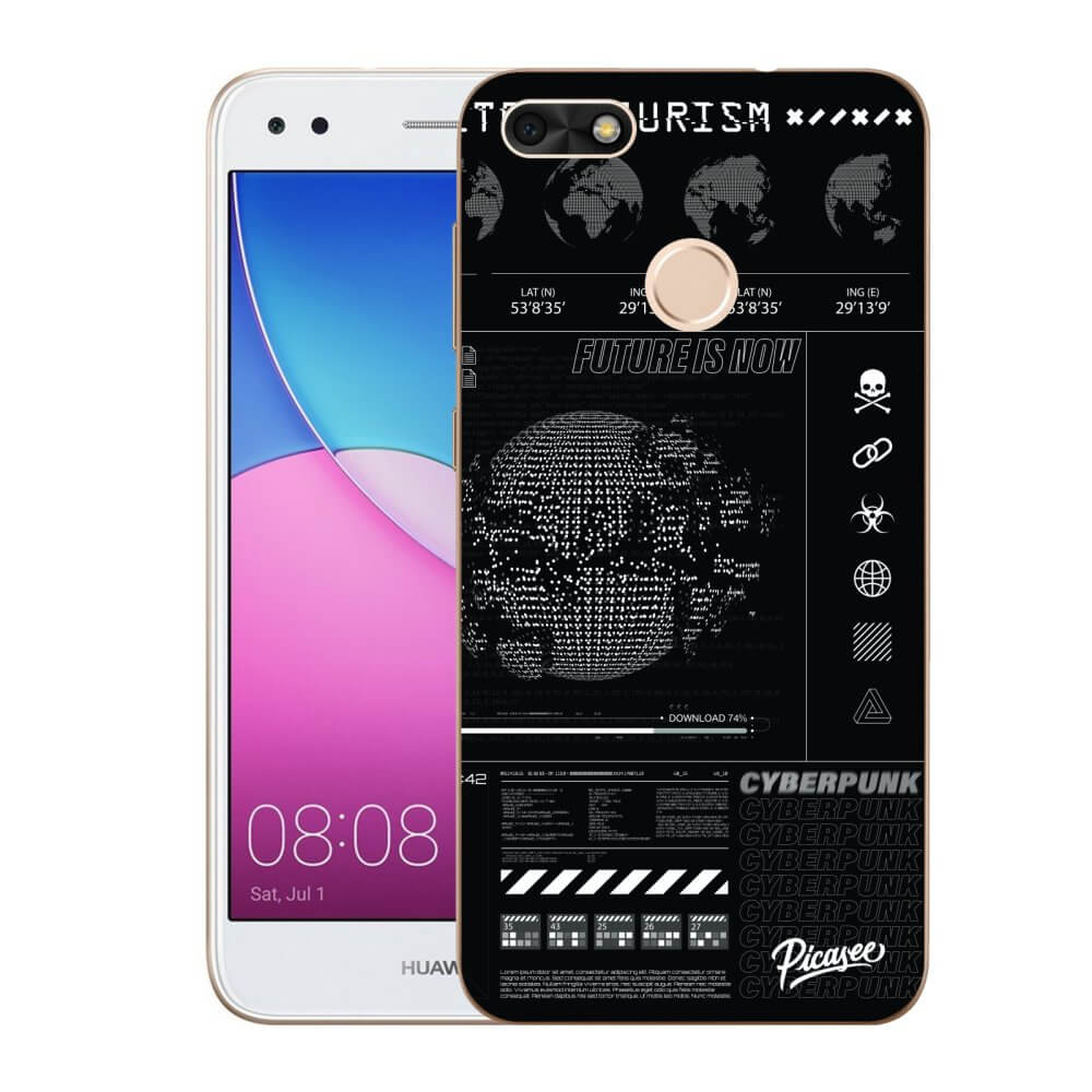 Picasee átlátszó szilikon tok az alábbi mobiltelefonokra Huawei P9 Lite Mini - FUTURE