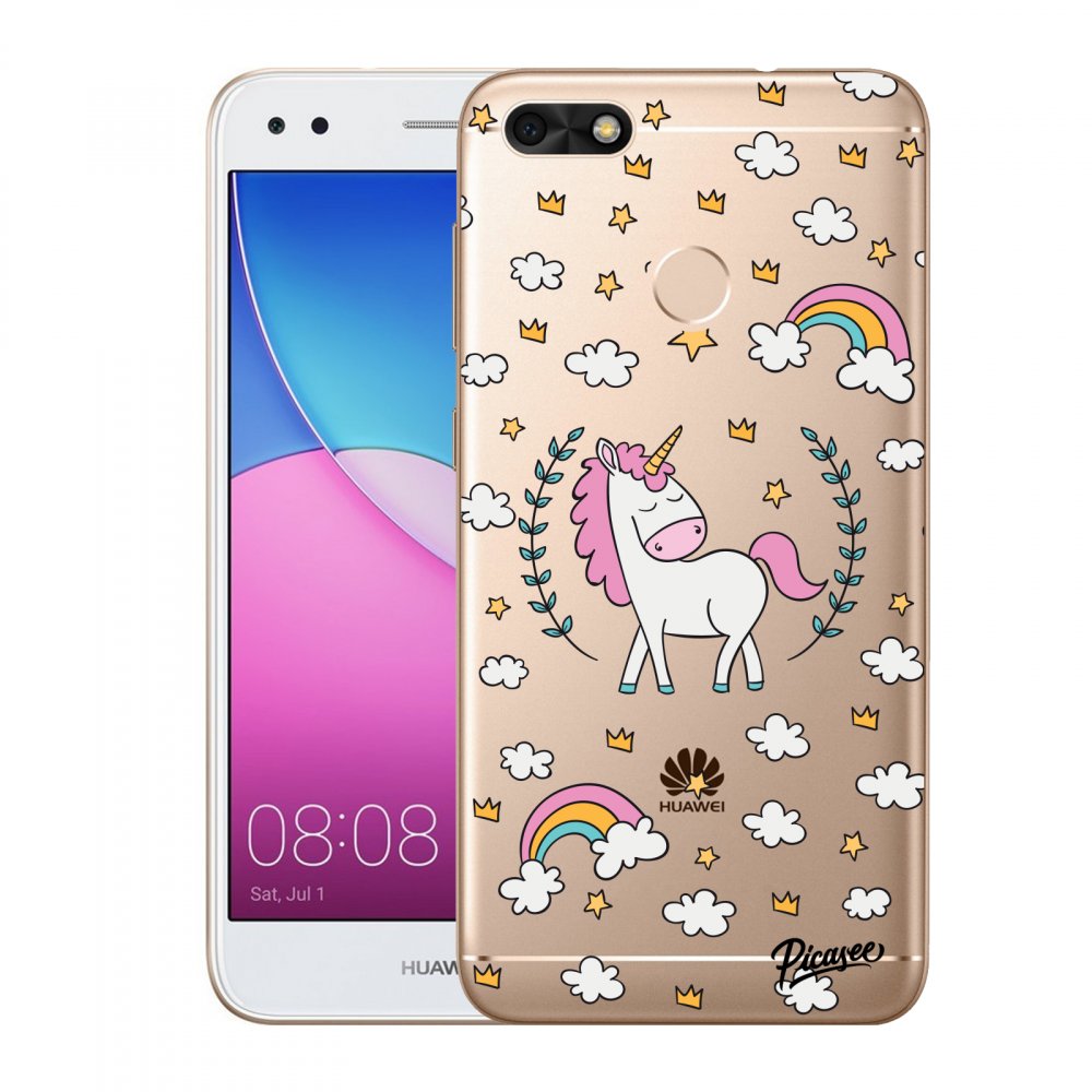 Picasee átlátszó szilikon tok az alábbi mobiltelefonokra Huawei P9 Lite Mini - Unicorn star heaven