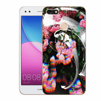 Picasee átlátszó szilikon tok az alábbi mobiltelefonokra Huawei P9 Lite Mini - Rosebush white