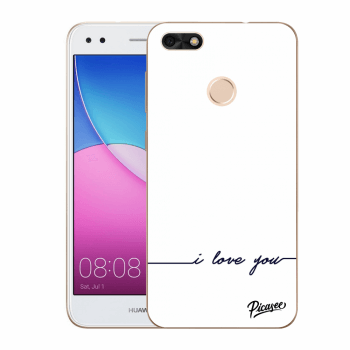 Picasee átlátszó szilikon tok az alábbi mobiltelefonokra Huawei P9 Lite Mini - I love you