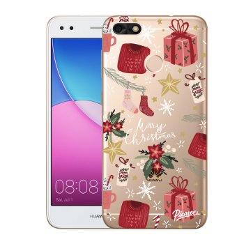 Picasee átlátszó szilikon tok az alábbi mobiltelefonokra Huawei P9 Lite Mini - Christmas