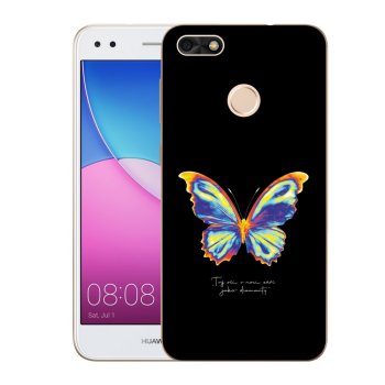 Picasee átlátszó szilikon tok az alábbi mobiltelefonokra Huawei P9 Lite Mini - Diamanty Black