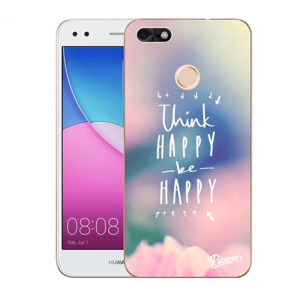 Picasee átlátszó szilikon tok az alábbi mobiltelefonokra Huawei P9 Lite Mini - Think happy be happy