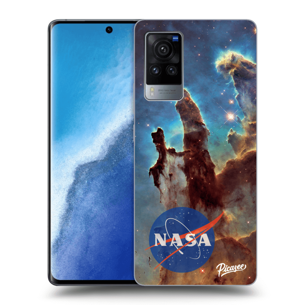 Picasee fekete szilikon tok az alábbi mobiltelefonokra Vivo X60 Pro 5G - Eagle Nebula