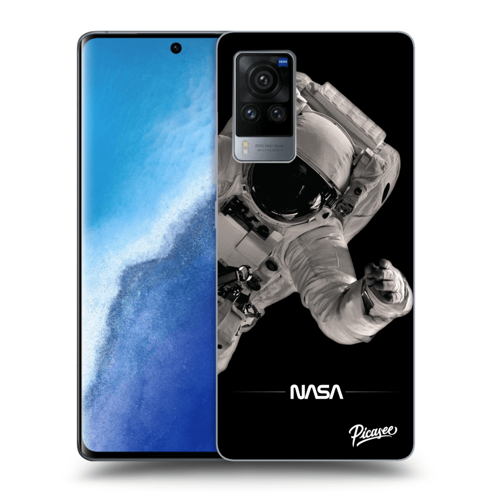 Picasee fekete szilikon tok az alábbi mobiltelefonokra Vivo X60 Pro 5G - Astronaut Big