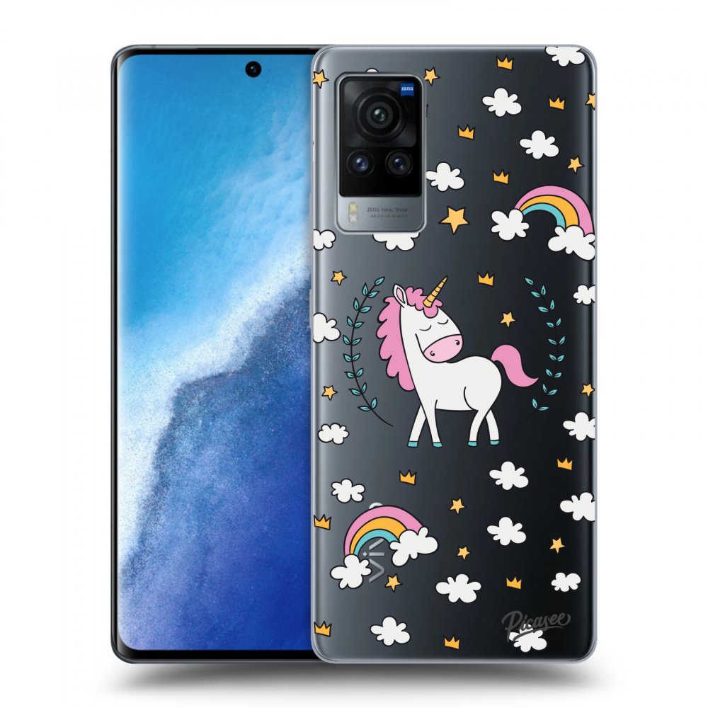 Picasee átlátszó szilikon tok az alábbi mobiltelefonokra Vivo X60 Pro 5G - Unicorn star heaven