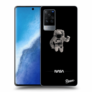 Picasee fekete szilikon tok az alábbi mobiltelefonokra Vivo X60 Pro 5G - Astronaut Minimal