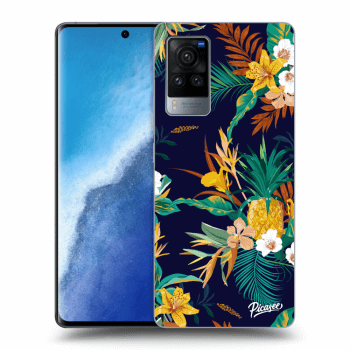 Picasee átlátszó szilikon tok az alábbi mobiltelefonokra Vivo X60 Pro 5G - Pineapple Color