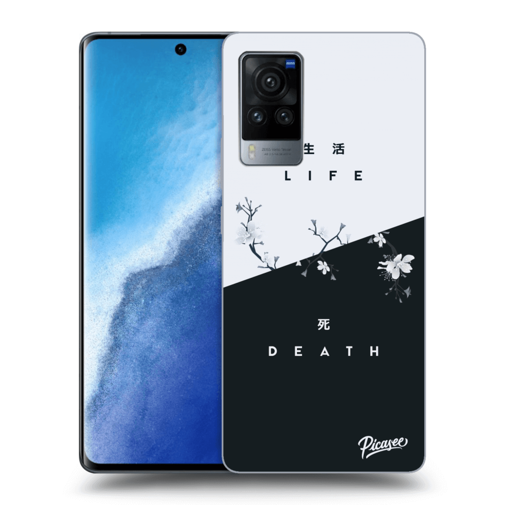 Picasee fekete szilikon tok az alábbi mobiltelefonokra Vivo X60 Pro 5G - Life - Death