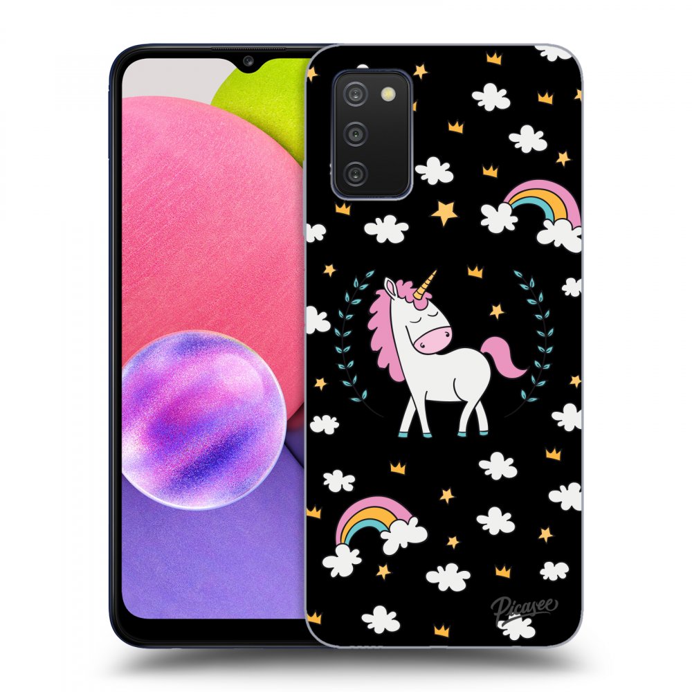 Picasee ULTIMATE CASE Samsung Galaxy A03s A037G - készülékre - Unicorn star heaven