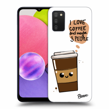 Tok az alábbi mobiltelefonokra Samsung Galaxy A03s A037G - Cute coffee