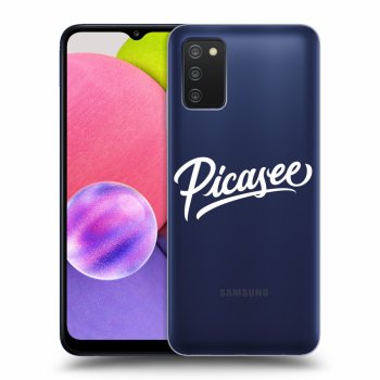 Picasee átlátszó szilikon tok az alábbi mobiltelefonokra Samsung Galaxy A03s A037G - Picasee - White