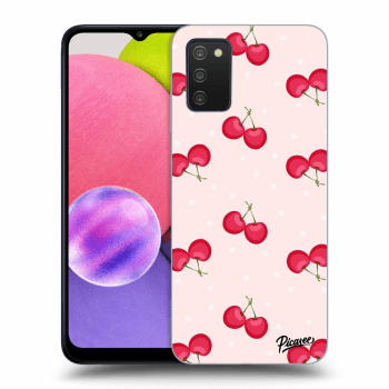 Szilikon tok erre a típusra Samsung Galaxy A03s A037G - Cherries