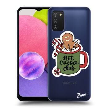 Picasee átlátszó szilikon tok az alábbi mobiltelefonokra Samsung Galaxy A03s A037G - Hot Cocoa Club