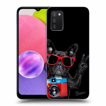 Szilikon tok erre a típusra Samsung Galaxy A03s A037G - French Bulldog