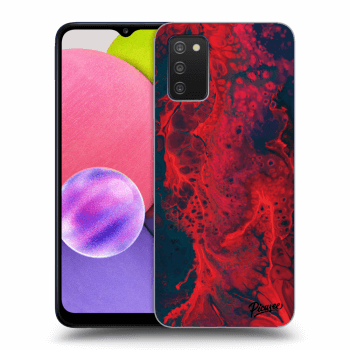 Szilikon tok erre a típusra Samsung Galaxy A03s A037G - Organic red