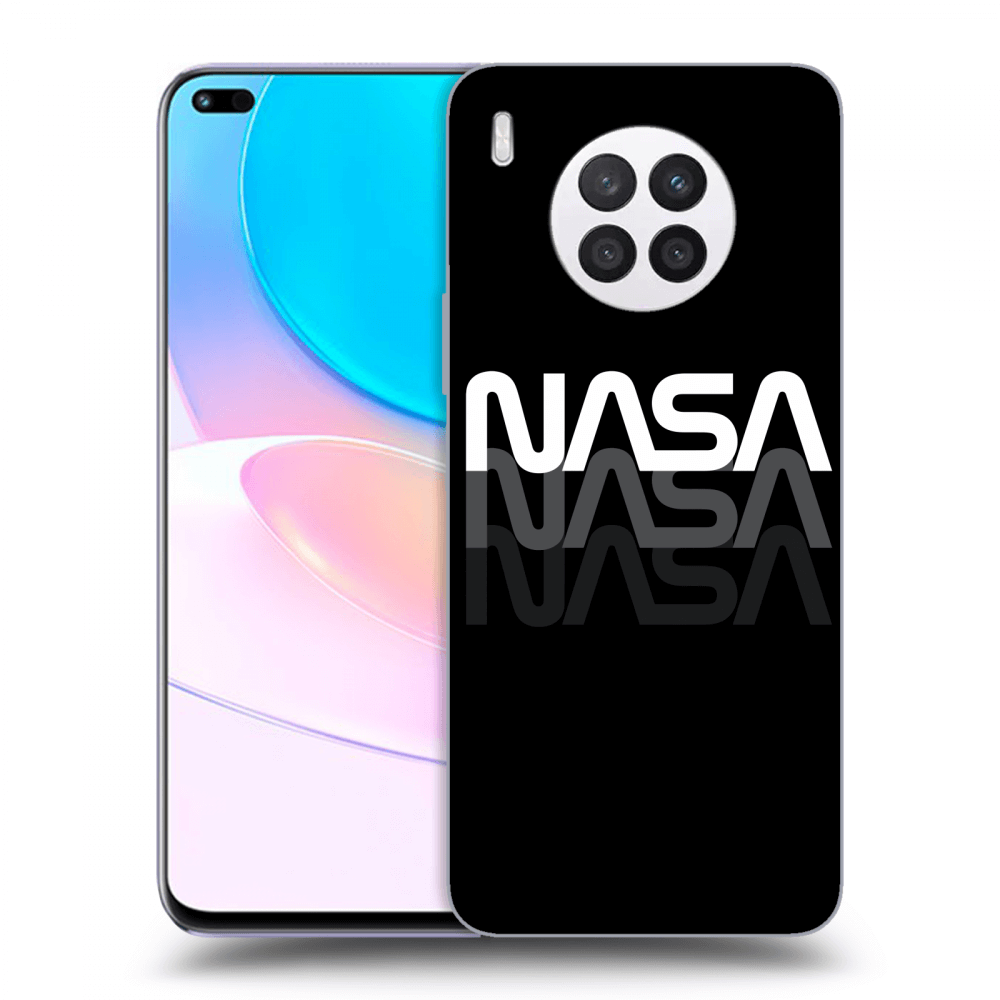 Picasee fekete szilikon tok az alábbi mobiltelefonokra Huawei Nova 8i - NASA Triple