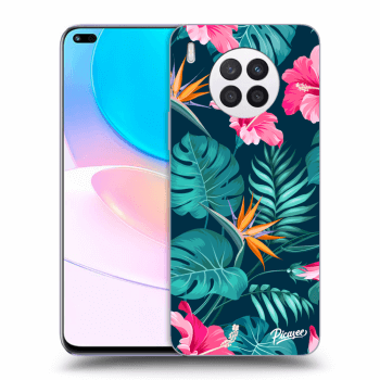 Szilikon tok erre a típusra Huawei Nova 8i - Pink Monstera