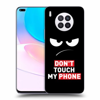 Szilikon tok erre a típusra Huawei Nova 8i - Angry Eyes - Transparent