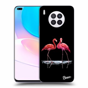 Szilikon tok erre a típusra Huawei Nova 8i - Flamingos couple