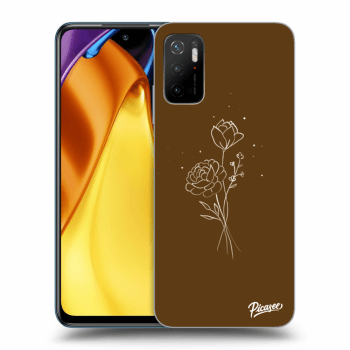Picasee ULTIMATE CASE Xiaomi Poco M3 Pro 5G - készülékre - Brown flowers
