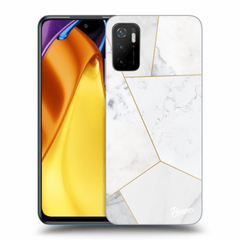 Szilikon tok erre a típusra Xiaomi Poco M3 Pro 5G - White tile