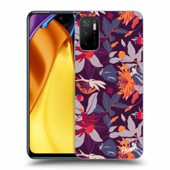 Szilikon tok erre a típusra Xiaomi Poco M3 Pro 5G - Purple Leaf