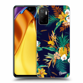 Picasee átlátszó szilikon tok az alábbi mobiltelefonokra Xiaomi Poco M3 Pro 5G - Pineapple Color