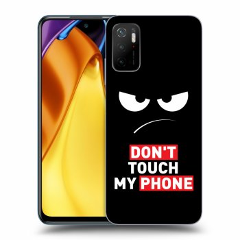 Szilikon tok erre a típusra Xiaomi Poco M3 Pro 5G - Angry Eyes - Transparent