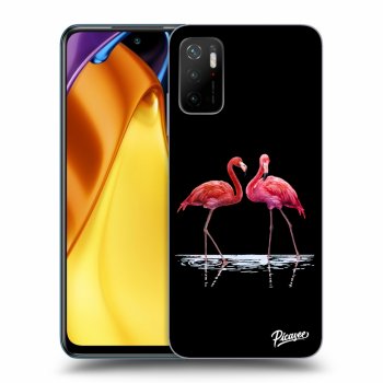 Picasee ULTIMATE CASE Xiaomi Poco M3 Pro 5G - készülékre - Flamingos couple