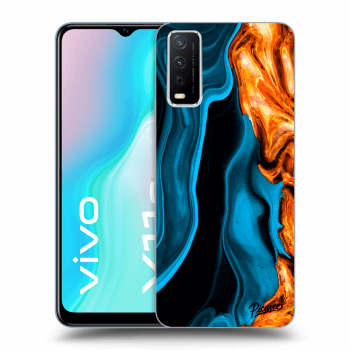 Szilikon tok erre a típusra Vivo Y11s - Gold blue