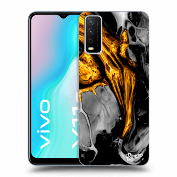 Szilikon tok erre a típusra Vivo Y11s - Black Gold