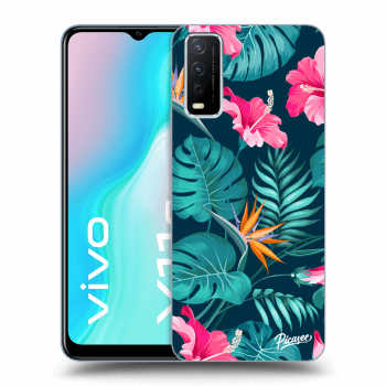 Szilikon tok erre a típusra Vivo Y11s - Pink Monstera