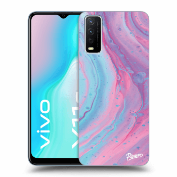 Szilikon tok erre a típusra Vivo Y11s - Pink liquid