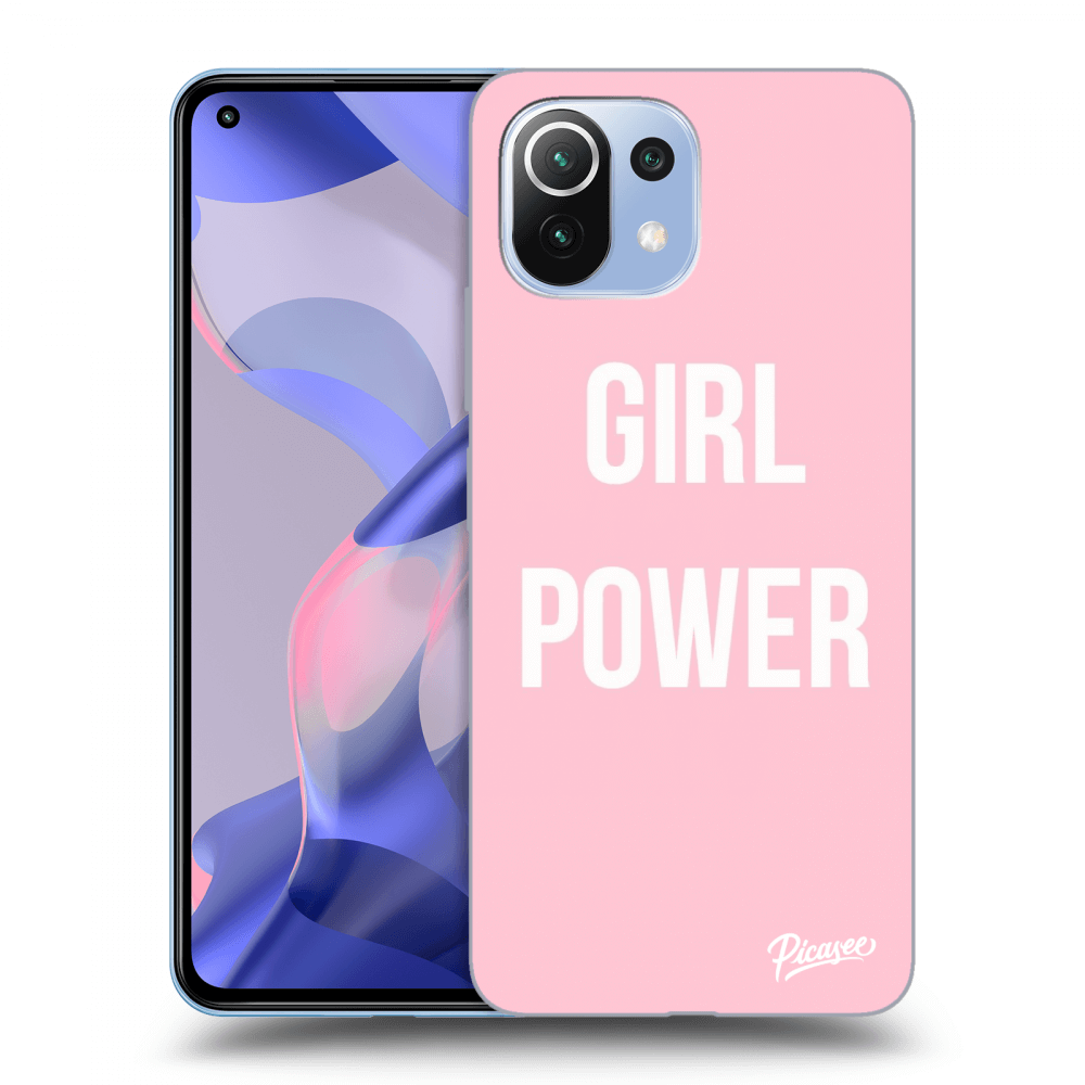 Fekete Szilikon Tok Az Alábbi Mobiltelefonokra Xiaomi 11 Lite 5G NE - Girl Power