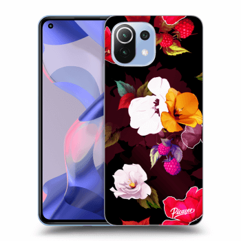 Szilikon tok erre a típusra Xiaomi 11 Lite 5G NE - Flowers and Berries
