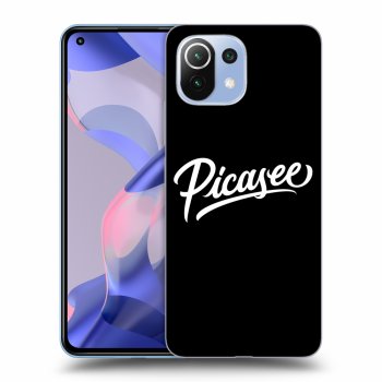 Szilikon tok erre a típusra Xiaomi 11 Lite 5G NE - Picasee - old logo - white