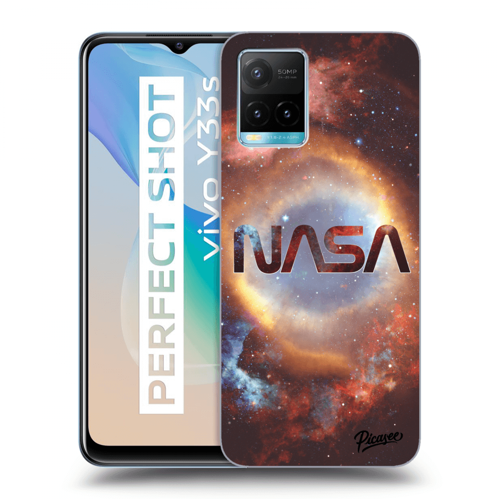 Picasee fekete szilikon tok az alábbi mobiltelefonokra Vivo Y33s - Nebula