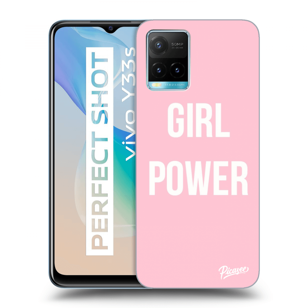 Picasee átlátszó szilikon tok az alábbi mobiltelefonokra Vivo Y33s - Girl power